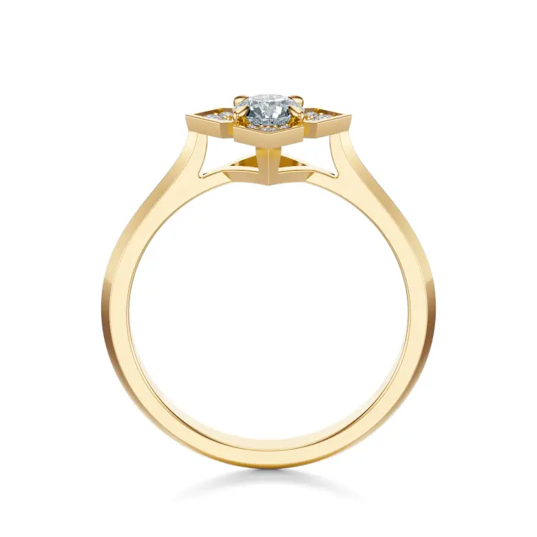 Pierścionek zaręczynowy z diamentami AJPZ_136